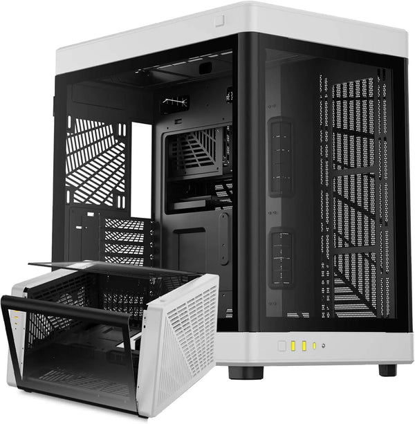 GAMDIAS NESO P1 Full Tower PC Case Black&White (No Fans Included) - Anigma